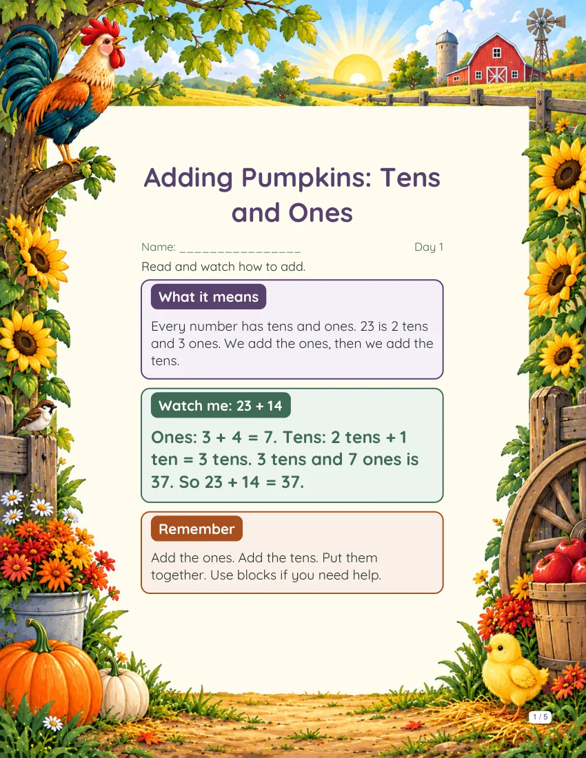 Math teaching page